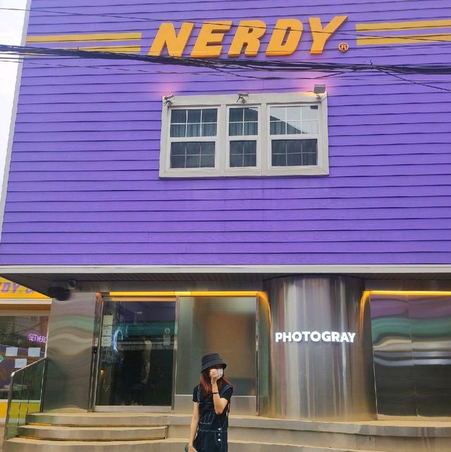 弘大兩層紫色nerdy~