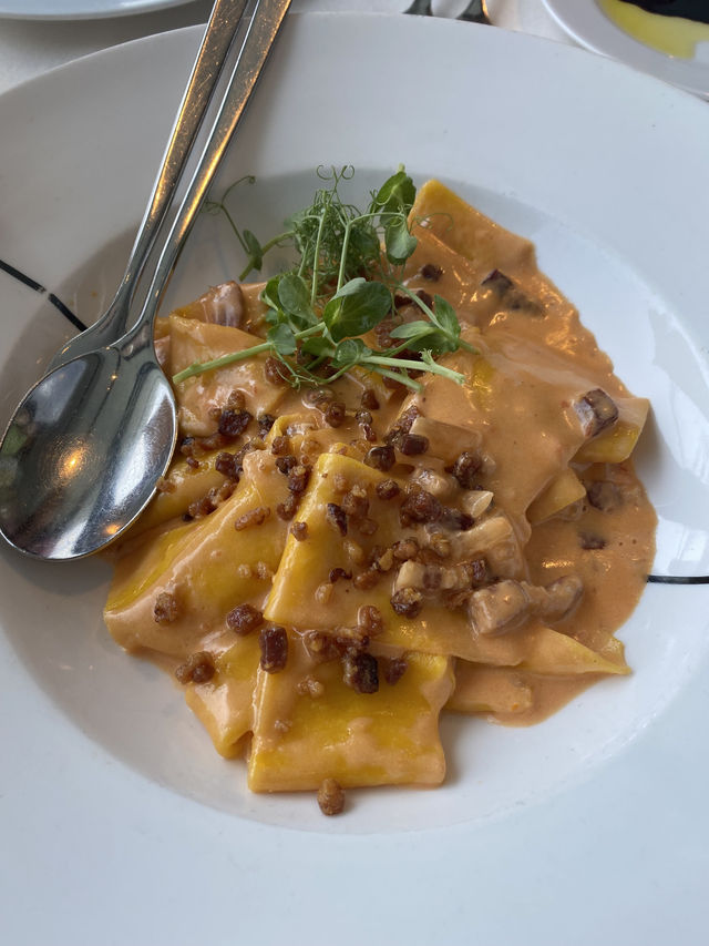 Perfect SeaView with rich Pappardelle newtry