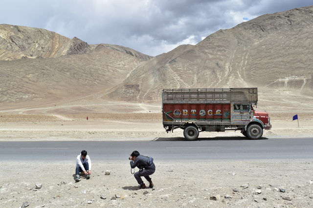 Magnetic Hill in leh ladakh india