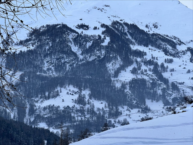 Switzerland kicks off 2023 with snow.