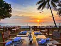 Phuket's Surin Hotel ~ Super romantic beach sunset dinner and cocktail party!