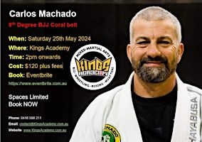 Carlos Machado BJJ Seminar | Kings Academy of Martial Arts