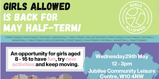Girls Allowed! | Jubilee Community Leisure Centre
