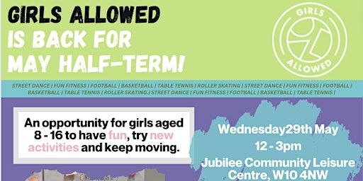 Girls Allowed! | Jubilee Community Leisure Centre
