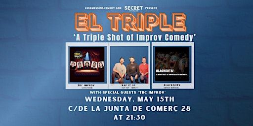 English Improv Comedy Night - El Triple | Secret Comedy Club Barcelona
