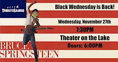 Tributosaurus becomes Bruce Springsteen | Theater on the Lake