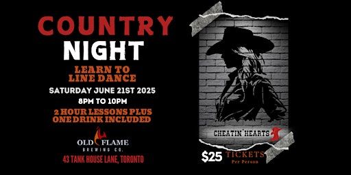 Country Night - Line Dancing Lessons - Distillery District | 43 Tank House Lane, Toronto, ON, Canada