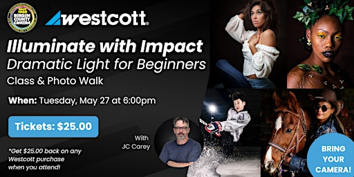 Dramatic Light for Beginners: Class and Photo Walk with Westcott | Bergen County Camera