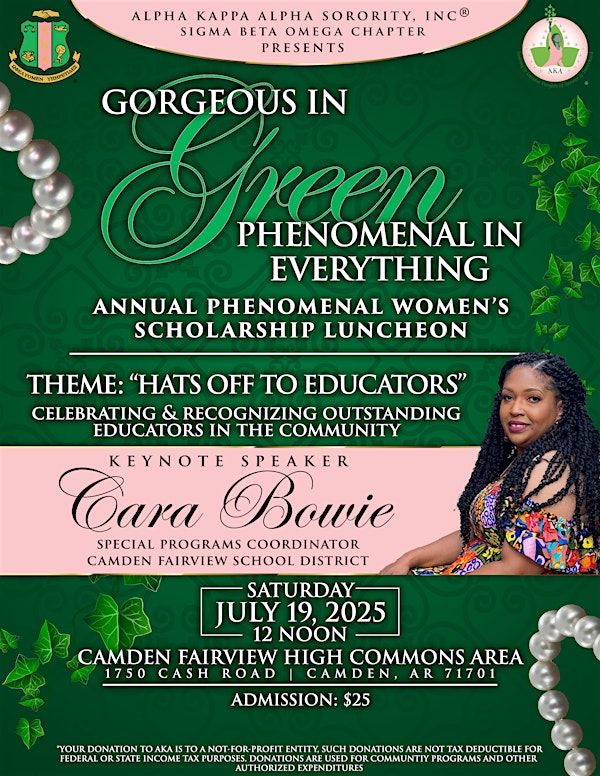 Phenomenal Women Luncheon | Camden Fairview High School