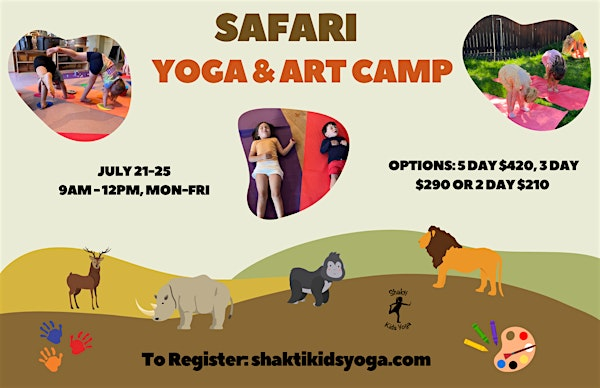 Safari Yoga & Art Summer camp | Children's Garden Montessori