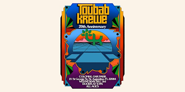 TOUBAB KREWE - ST AUGUSTINE | Colonial Oak Music Park