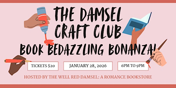 Book Bedazzling Bonanza with The Well Red Damsel! | South Second | A Saz’s Hospitality Group Venue