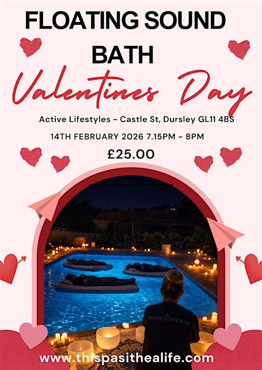 Valentines Evening, Floating Sound Bath - Dursley | Active Lifestyles Dursley
