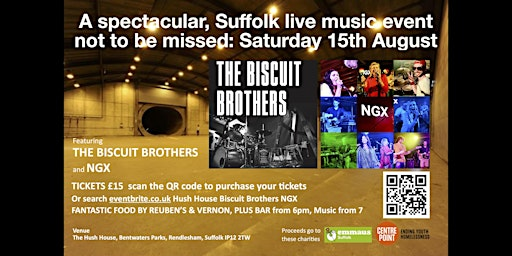 Hush House charity gig with the Biscuit Brothers and the NGX | Bentwaters Business Park