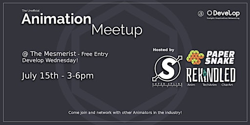 Develop Brighton Unofficial Animation Meetup 2026 | The Flipside @ Mesmerist