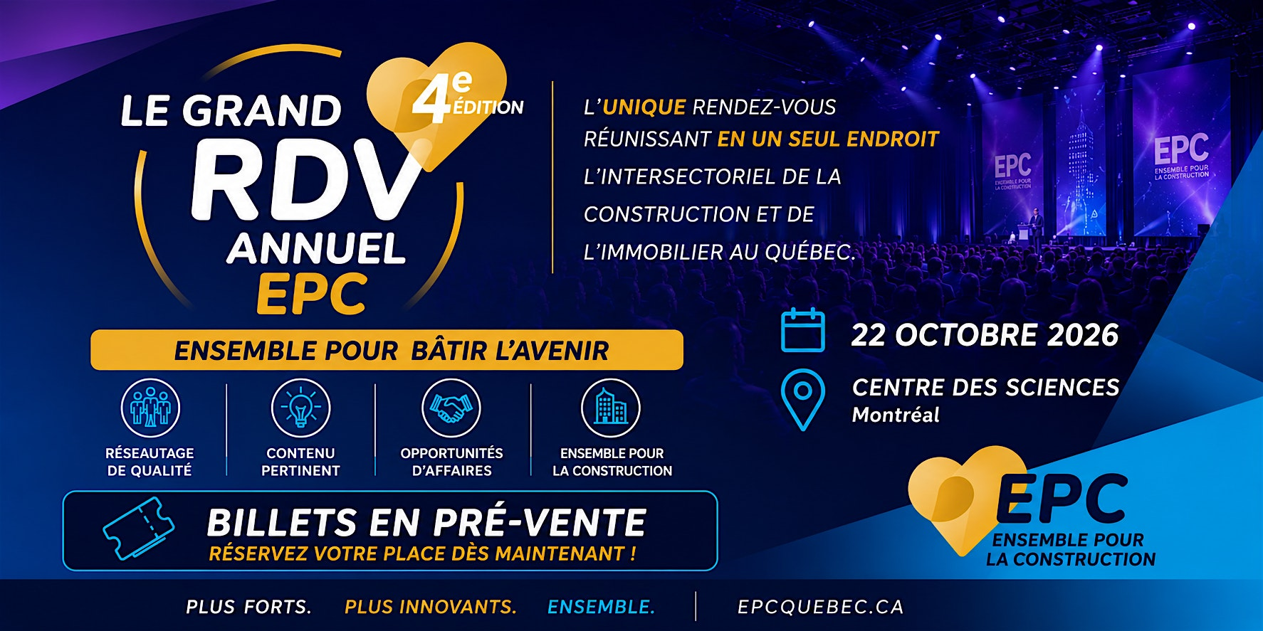 Le Grand RDV Annuel EPC — 4e édition | Centre des sciences de Montréal