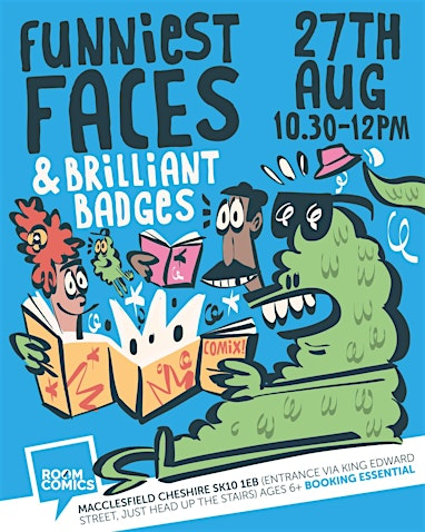 FUNNiEST FACES & BRiLLANT BADGES! (6+) | Room for comics