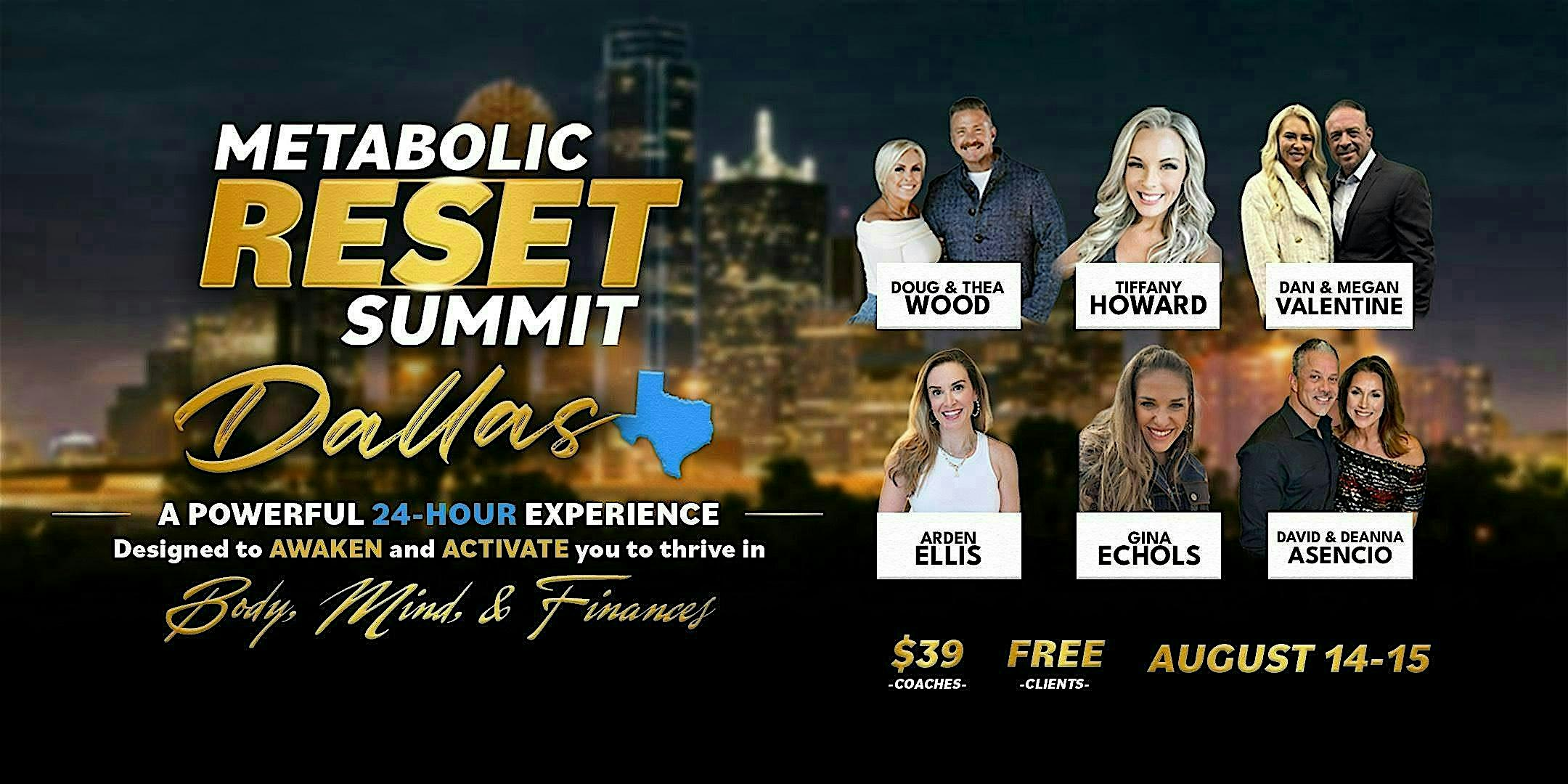 Metabolic Reset Summit | Dallas, TX | Hilton Arlington