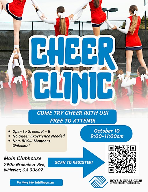 Cheer Clinic | 7905 Greenleaf Ave