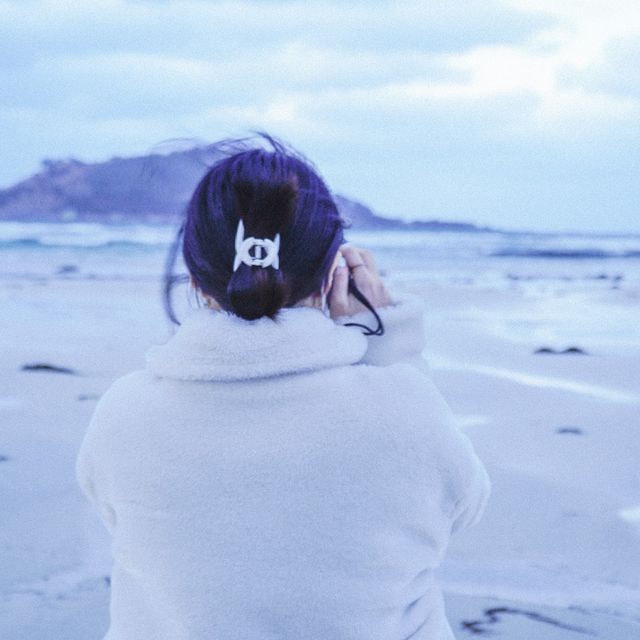제주도 겨울 바다 : 협재 해수욕장