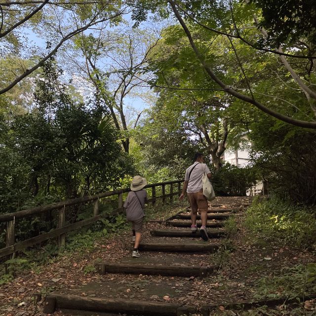 緑あふれる公園SLがあるよ！生田緑地