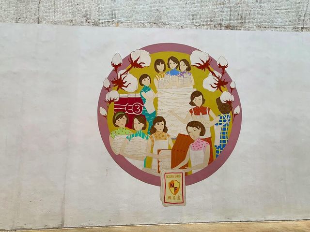 白田壩里嘅本地壁畫