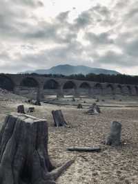 北海道＊糠平湖 タウシュベツ川橋梁
