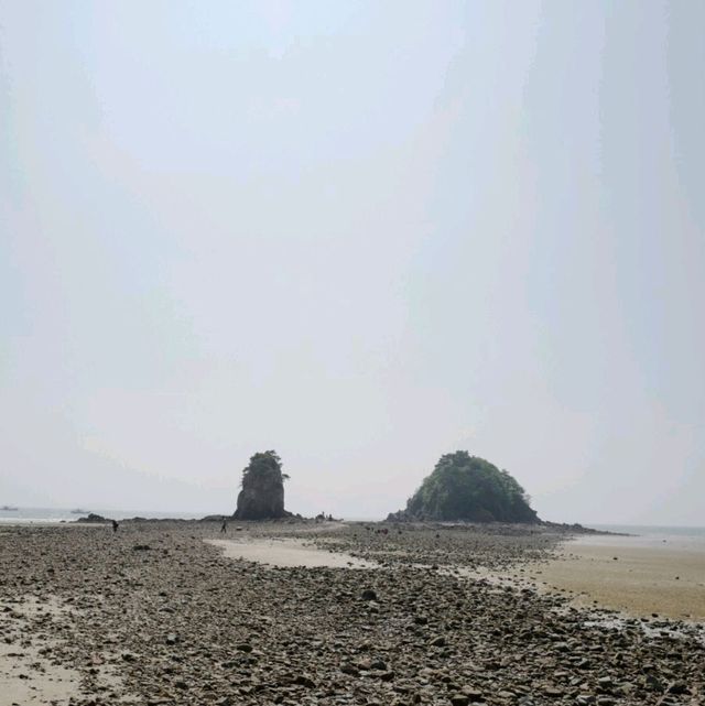안면도 할미할아비바위 해수욕장