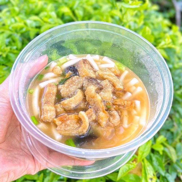 懷舊美食豬油渣麵誰喜歡？又香又脆豬油渣必食！