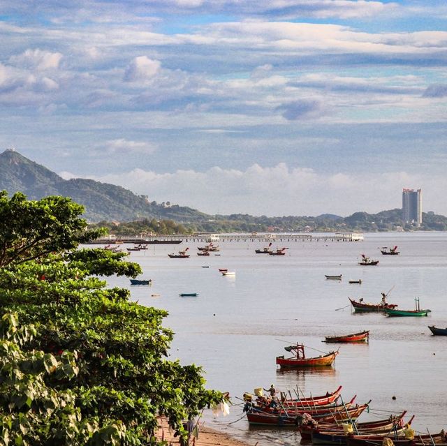 หาดวอนนภา  กินลม ชมวิว ดูพระอาทิตย์ตกดิน