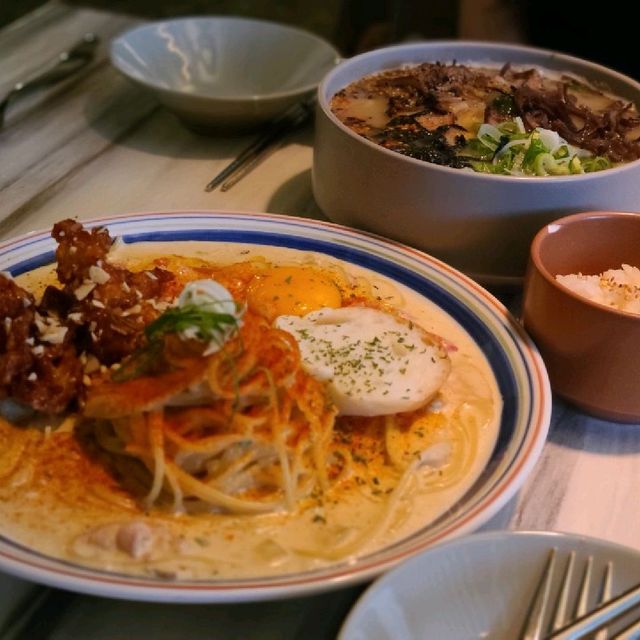 퓨전음식이 궁금하다면 울산 삼산 이중생업으로 come‼️