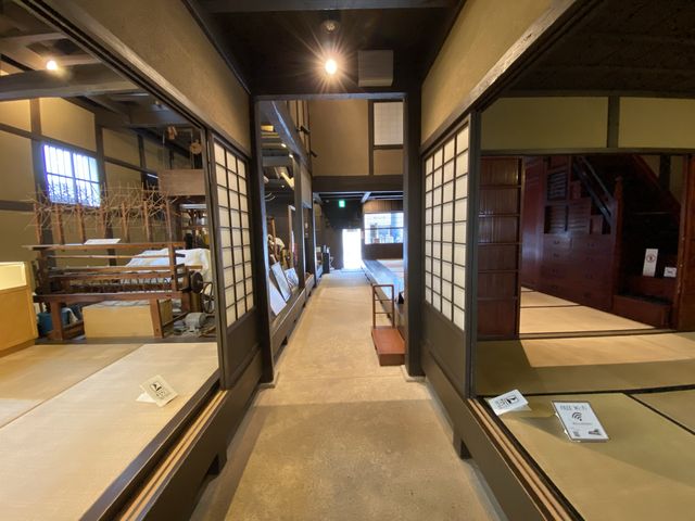 博多の古い町屋が復元されています。