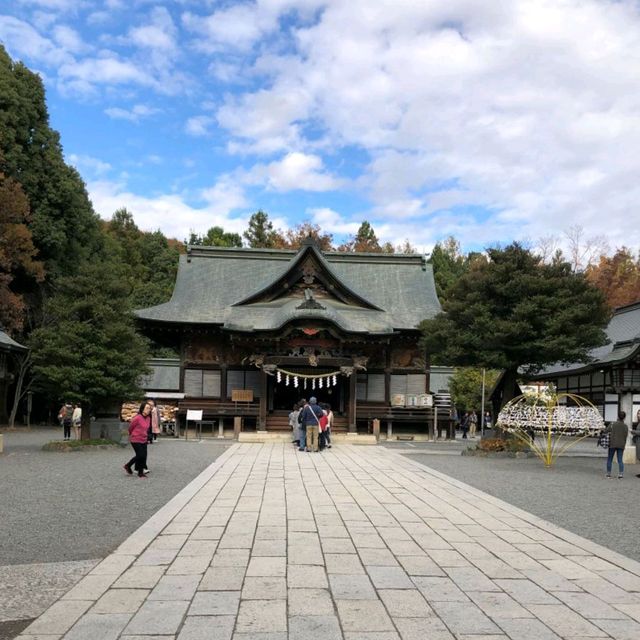 Beautiful Fall Foliage around Chichibu Shrine