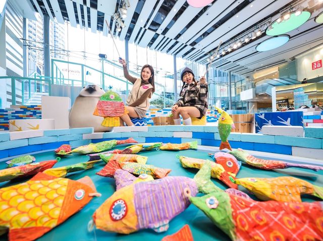 Citywalk荃新天地「Merry Christmas! Goodbye Plastic!」 置身極地冰川世界