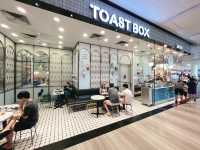 Coffee and toast fix at Jewel Changi