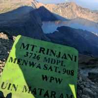3D2N hike to the summit of Mount Rinjani