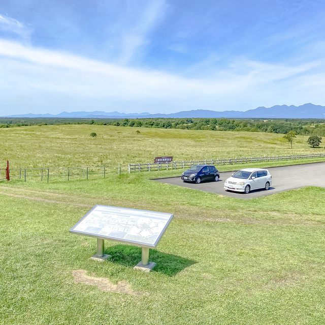 夏の十勝牧場展望台