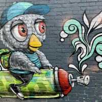 Fitzroy. A haven for street art lovers