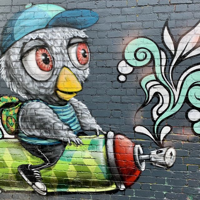 Fitzroy. A haven for street art lovers