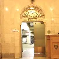 Whispering in the loud Grand Central Terminal