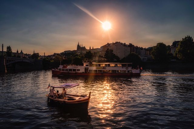 The mother river of Czech Republic - Vltava River.