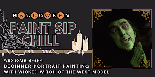 Paint-Sip-Chill | Beginner Portrait Painting II | CHOMP Food Hall