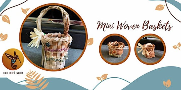 Mini Woven Baskets | Colibri Soul Studio