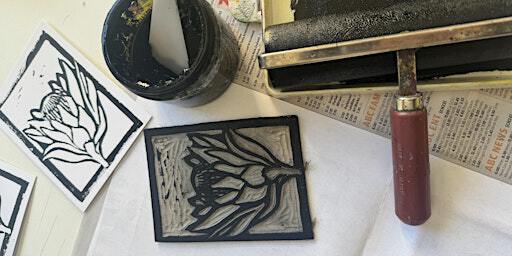 Print & Sip - Botanical Lino Printing Workshop | SJC Art Studios