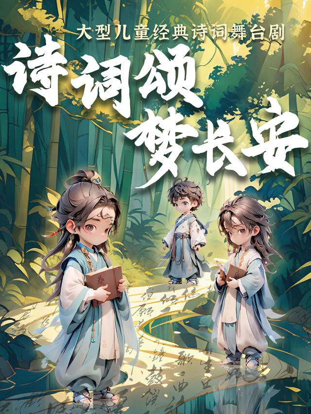 大型兒童經典詩詞舞台劇《詩詞頌·夢長安》｜兒童親子 | 北京路大劇院