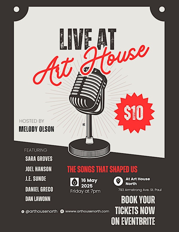 Live at Art House: The Songs that Shaped Us | Art House North