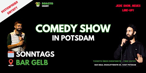 ROASTO Comedy - Open Mic | Bar Gelb - Potsdam