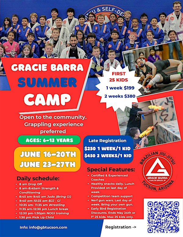 Gracie Barra Summer Camp | Gracie Barra Tucson Brazilian Jiu-Jitsu & Self-Defense