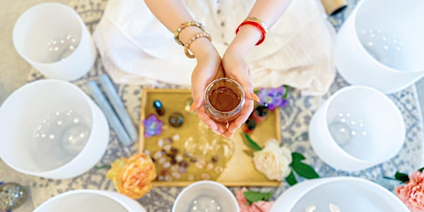 New Moon Sound Bath & Cacao Manifestation Ceremony with Vicky | The Secret Garden - Brew and Bloom South
