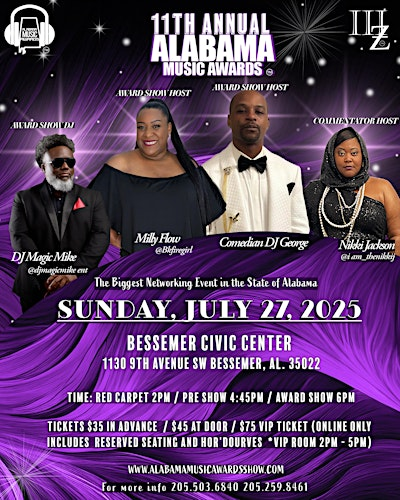 11th Annual Alabama Music Awards | Bessemer Civic Center